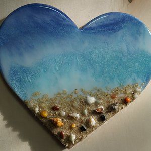 Ocean themed Resin Art